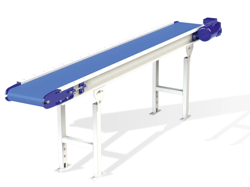 Gleitgurtförderer mit Mittenantrieb für effiziente Materialförderung in der industriellen Produktion – Sondermaschinenbau von A.H. Meyer Maschinenfabrik.