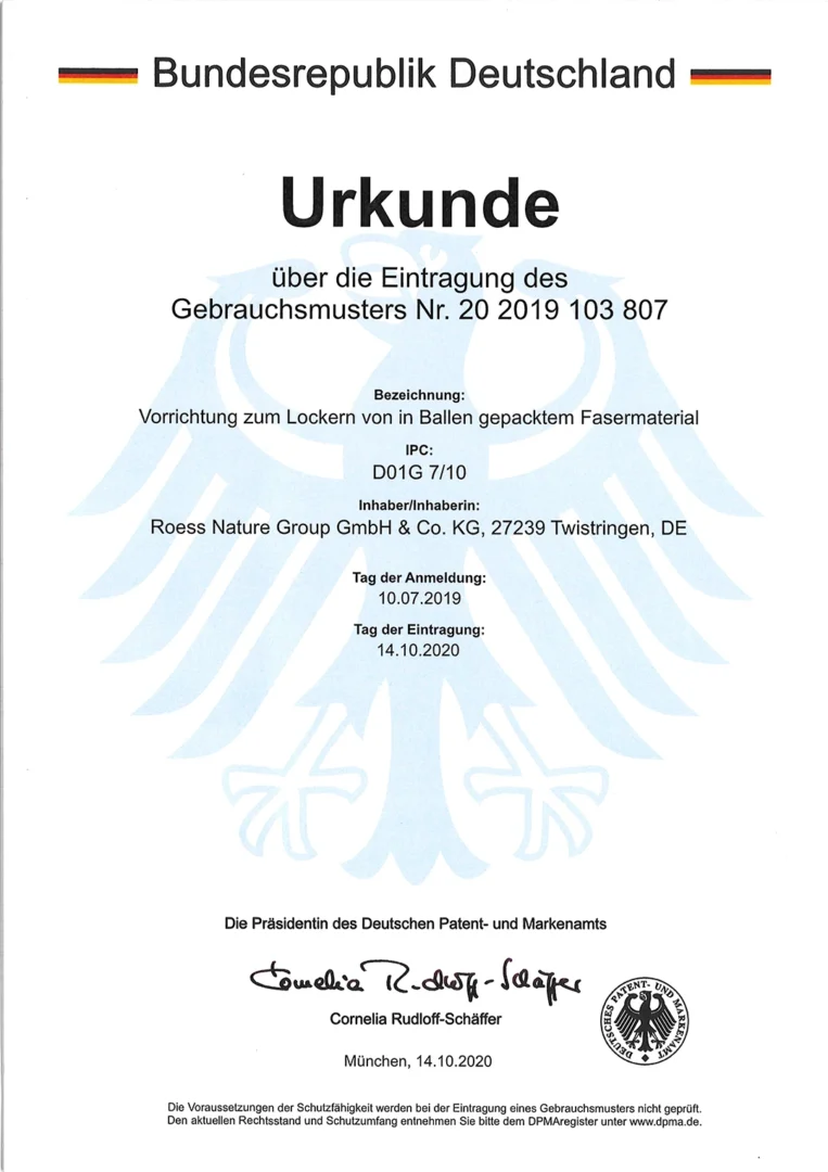 DE_Gebrauchsmuster_20 2019 103 807_Ballenöffner